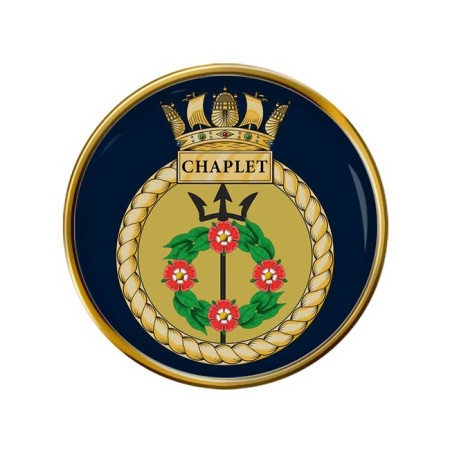 HMS Chaplet, Royal Navy Pin Badge