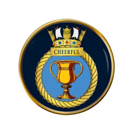 HMS Cheerful, Royal Navy Pin Badge