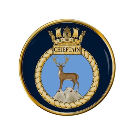 HMS Chieftain, Royal Navy Pin Badge