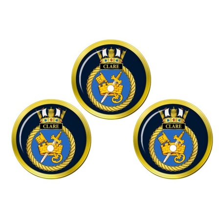 HMS Clare, Royal Navy Golf Ball Markers