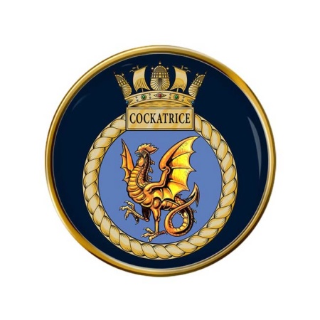 HMS Cockatrice, Royal Navy Pin Badge