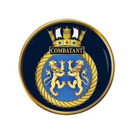 HMS Combatant, Royal Navy Pin Badge