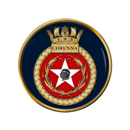 HMS Corunna, Royal Navy Pin Badge