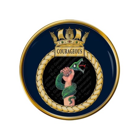 HMS Courageous, Royal Navy Pin Badge