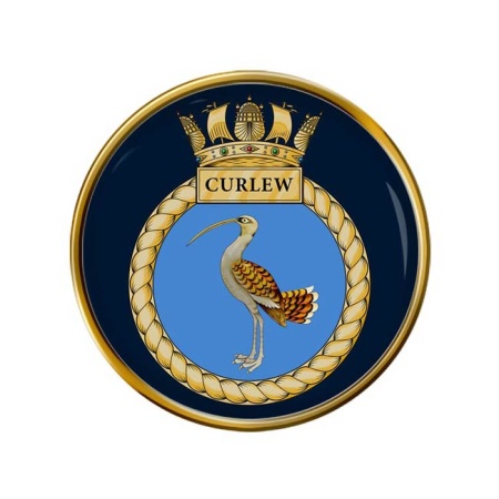 HMS Curlew, Royal Navy Pin Badge