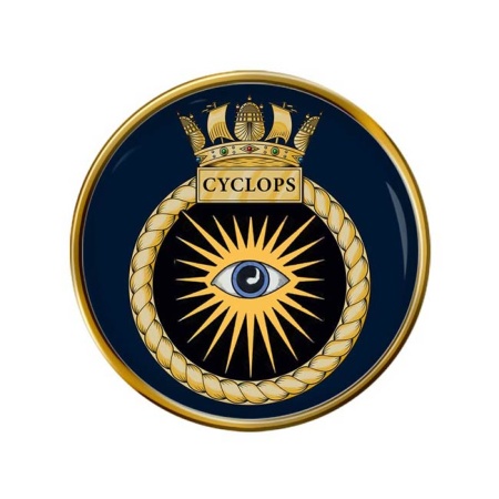 HMS Cyclops, Royal Navy Pin Badge