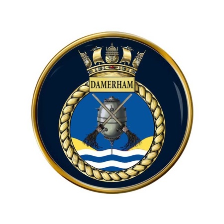 HMSDamerham, Royal Navy Pin Badge