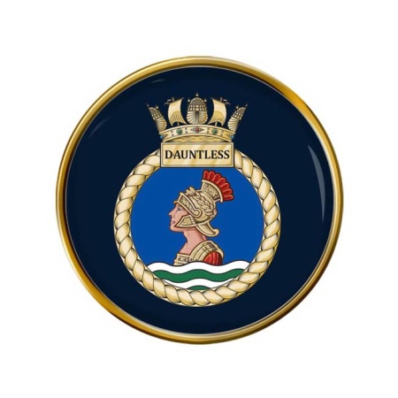 HMS Dauntless, Royal Navy Pin Badge