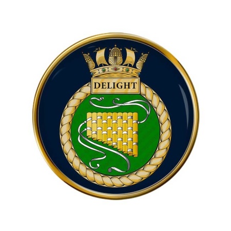 HMS Delight, Royal Navy Pin Badge