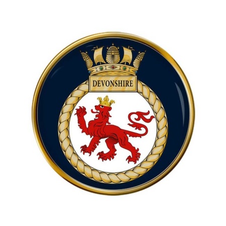 HMS Devonshire, Royal Navy Pin Badge