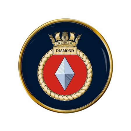 HMS Diamond, Royal Navy Pin Badge