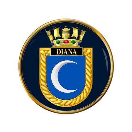 HMS Diana, Royal Navy Pin Badge