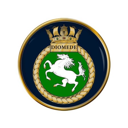 HMS Diomede, Royal Navy Pin Badge