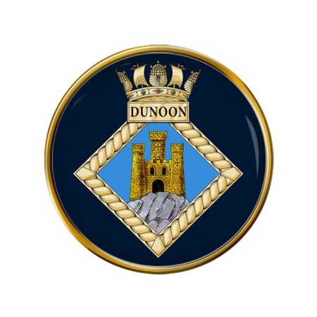 HMS Dunoon, Royal Navy Pin Badge