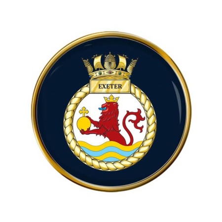 HMS Exeter, Royal Navy Pin Badge