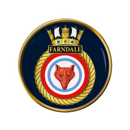 HMS Farndale, Royal Navy Pin Badge