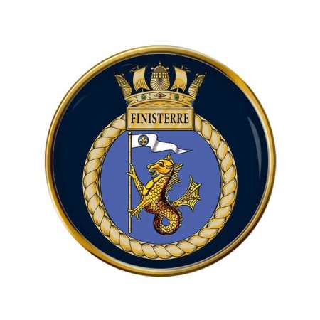 HMS Finisterre, Royal Navy Pin Badge