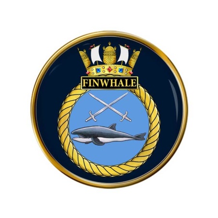 HMS Finwhale, Royal Navy Pin Badge