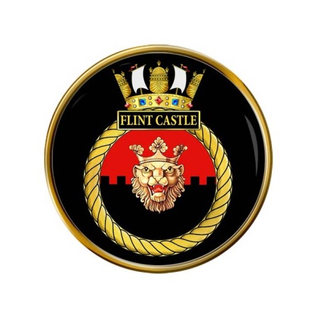 HMS Flint Castle, Royal Navy Pin Badge