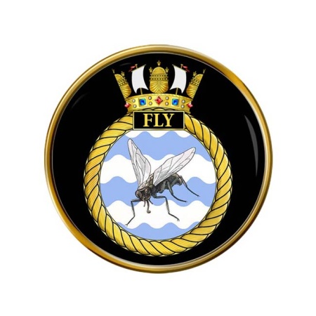 HMS Fly, Royal Navy Pin Badge