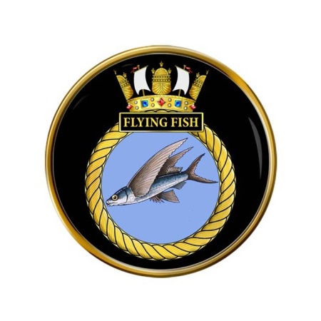 HMS Flying Fish, Royal Navy Pin Badge