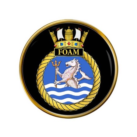 HMS Foam, Royal Navy Pin Badge