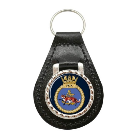 HMS Fox, Royal Navy Leather Key Fob