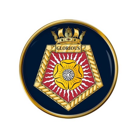 HMS Glorious, Royal Navy Pin Badge