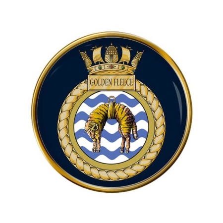 HMSGolden Fleece, Royal Navy Pin Badge