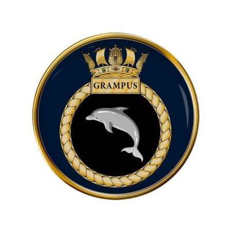 HMS Grampus, Royal Navy Pin Badge