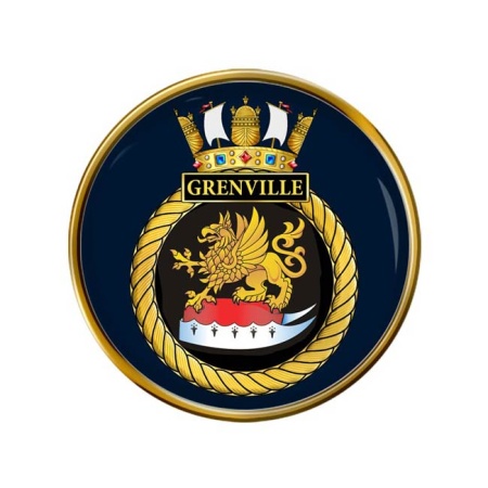 HMS Grenville, Royal Navy Pin Badge