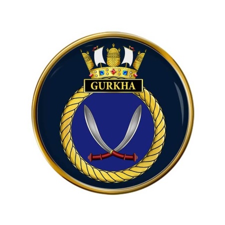 HMS Gurkha, Royal Navy Pin Badge