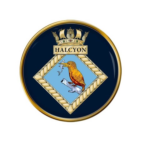 HMS Halcyon, Royal Navy Pin Badge