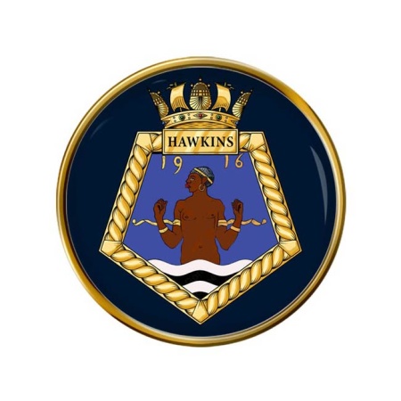 HMS Hawkins, Royal Navy Pin Badge