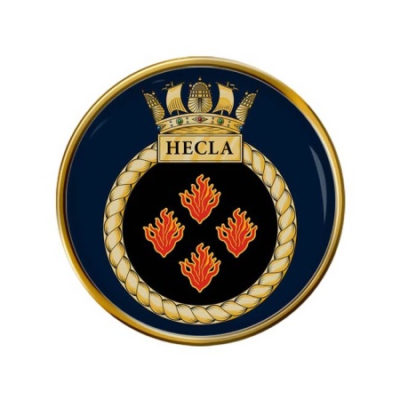 HMS Hecla, Royal Navy Pin Badge