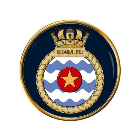 HMS Hedingham Castle, Royal Navy Pin Badge
