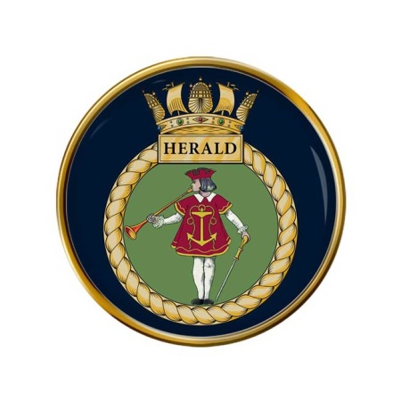 HMS Herald, Royal Navy Pin Badge
