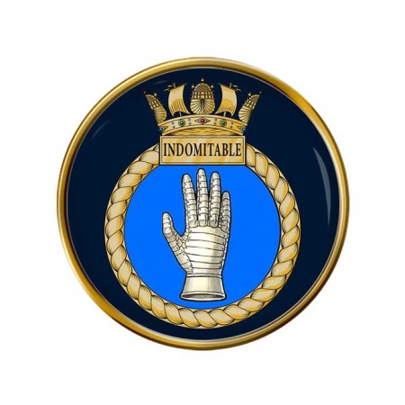 HMS Indomitable, Royal Navy Pin Badge