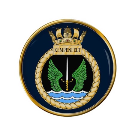 HMS Kempenfelt, Royal Navy Pin Badge