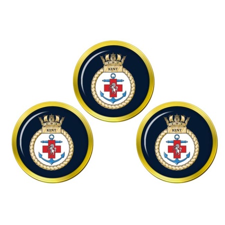 HMS Kent, Royal Navy Golf Ball Markers