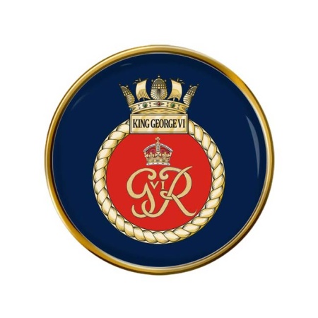 HMS King George VI, Royal Navy Pin Badge