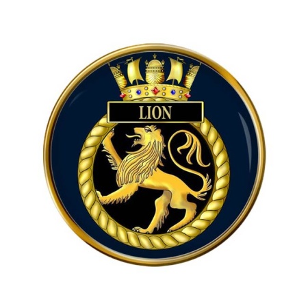 HMS Lion, Royal Navy Pin Badge