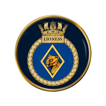 HMS Lioness, Royal Navy Pin Badge