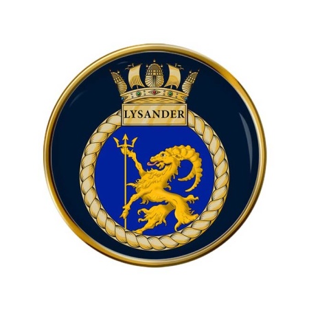 HMS Lysander, Royal Navy Pin Badge