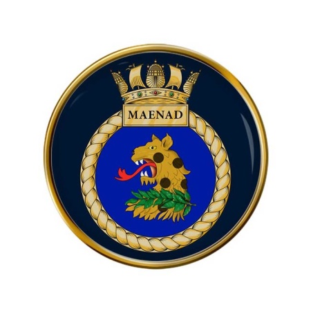HMS Maenad, Royal Navy Pin Badge