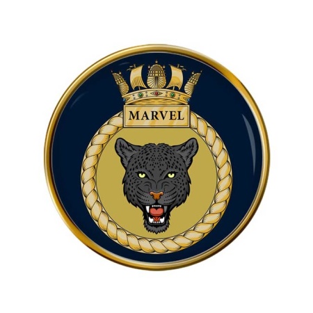 HMS Marvel, Royal Navy Pin Badge