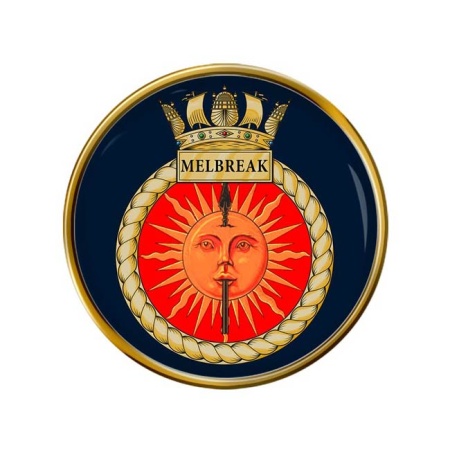 HMS Melbreak, Royal Navy Pin Badge
