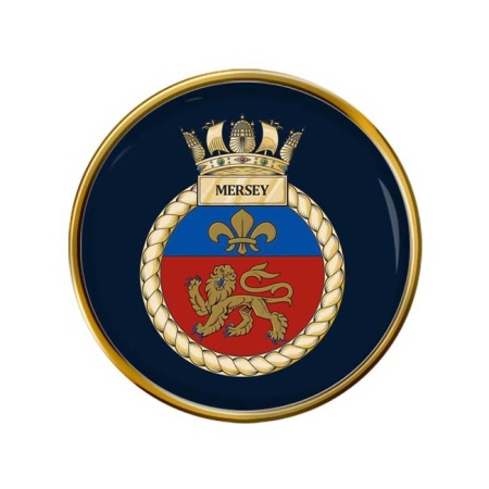 HMS Mersey, Royal Navy Pin Badge