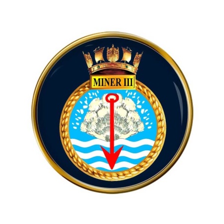 HMS Miner III, Royal Navy Pin Badge