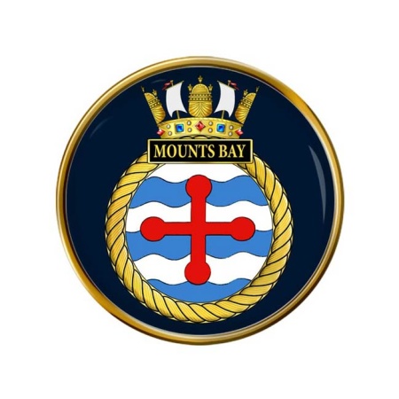 HMS Mounts Bay, Royal Navy Pin Badge